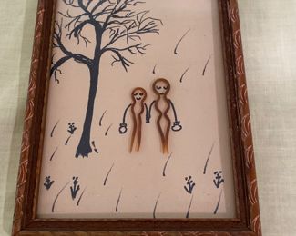 Hair pin art
