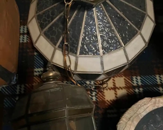 stained glass light fixture