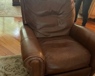    leather recliner