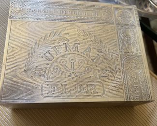 H.UPMANN(FLOR) Silver cigar box early 1900s