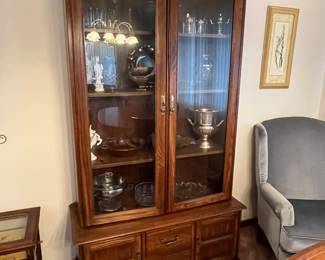 Matching china cabinet
