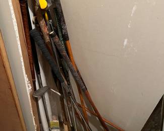 Vintage golf clubs.....