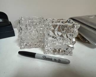 Rosenthal crystal votives