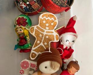 Vintage Christmas ornaments