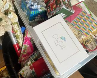 Wrapping paper galore!