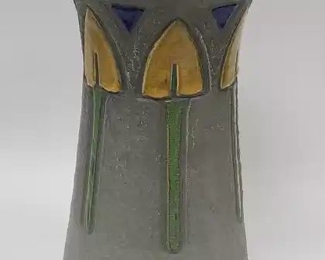 1916 Roseville Mostique 12" Vase