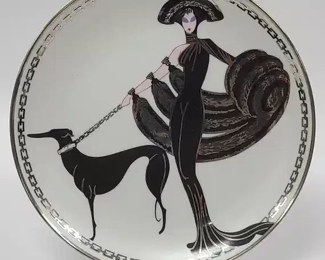 1993 House of Erte Symphony Plate Franklin Mint