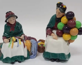 Royal Doulton Old Balloon Seller & Silks & Ribbons