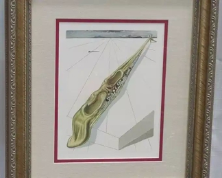 Salvador Dali Color Woodcut The Blasphemers