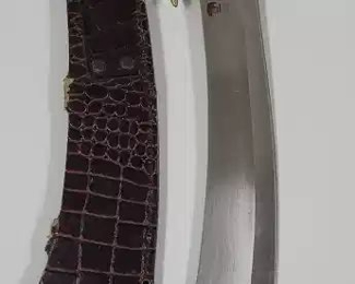 18" Bear Brand Brass & Wood Handle Machete