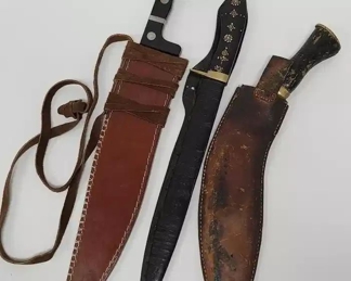 3 Eastern Style Long Knives