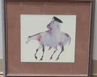 Carol Grigg Song to Mother Moon Lithograph