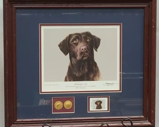 1997 Jim Killen Chocolate Lab Signed Print