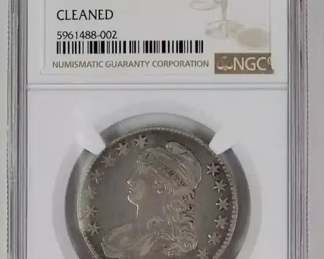 1832 Capped Bust 50c NGC XF Details Cleaned