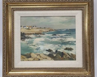 Renee Carpentier Cote Sauvage Oil Painting