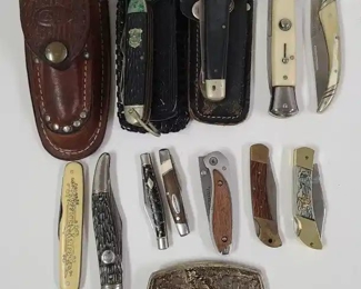Lot of Folding Knives