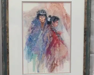 Marian Carlsen Native American Pregnant Woman