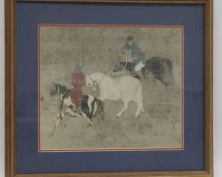 After Mengfu "Riders Leading a White Horse"