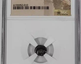 6th-5th c. BC Ionia AR Obol NGC Fine