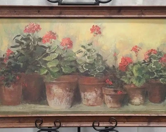 Vintage Carol Rowan Print on Board