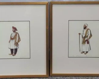 Prints of 19th Century Indian Men's Outfits