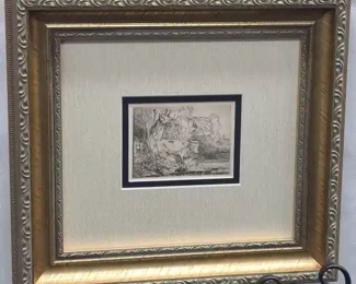 After Rembrandt Durand Etching The Bull