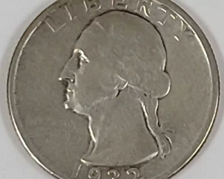 1932-D Key Date U.S. Washington Silver Quarter
