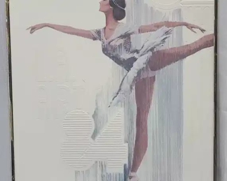 1984 LA  Arts Embossed Print by Harry Wysoski