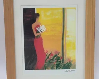 E. Bellet After Pleine Floraison Seriolithograph