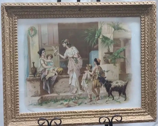 Luigi Crosia Lithograph of Ancient Greece or Rome