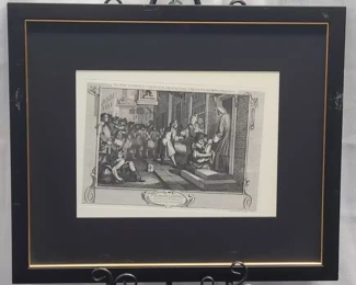 William Hogarth Engraving Plate #6