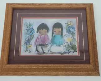 DeGrazia Print "Brother and Sister"