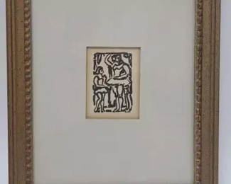 Georges Rouault Woodcut Les Ballerines