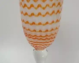 14" Hand Blown Vase - Possibly Murano