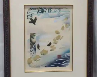 Limited Edition Asian Print 137/150 "Winter"