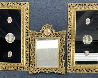 Framed Mirror Shadow Frame Cameos