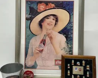 Lot of Coca-Cola Advertising