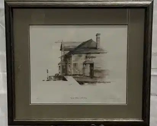 Artist Proof Rod Guthrie Print, "GIRARD STATION"