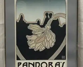 1975 Print David Lance Goines Pandora’s Box