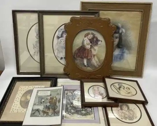 Lot of 10 Whimsy Artworks