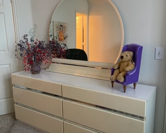 Dresser with Mirror - Millennium Advanced Furniture Technology, by Ashley,  