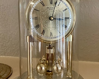 Vintage, Bulova Glass Dome Clock