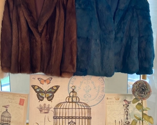 Mink and Rabbit Fur Coats