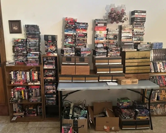 Tons of DVDs & vhs