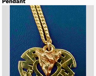 14 karat gold nugget thick chain, 18 inch , 9.9 g $350 at scrap price too beautiful to Scrap