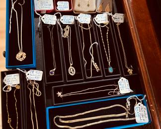 14 & 10 karat gold jewelry