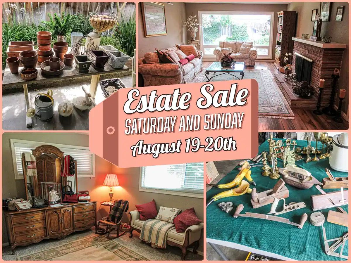 2nd of 2 Estate Sales in Modesto by Treasures... starts on 8/19/2023