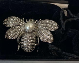 Joan Rivers Bug / Moth Brooch 