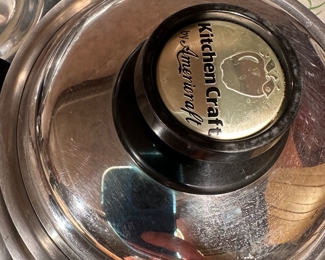 Kitchen Craft by Americraft in like new condition, two saucepans. Our price is a fraction of what they sell for preowned online! 