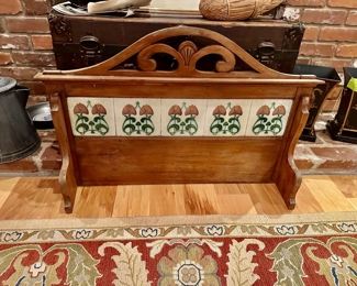 hand painted tile backsplash 